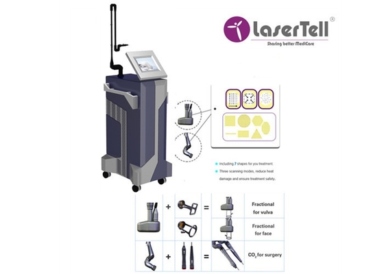 Rf Tüp Co2 Fraksiyonel Lazer Makinesi Cilt Yenileme Estetiği